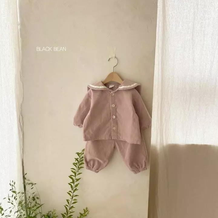Black Bean - Korean Baby Fashion - #babyfever - Bebe Heaven Top Bottom Set - 10