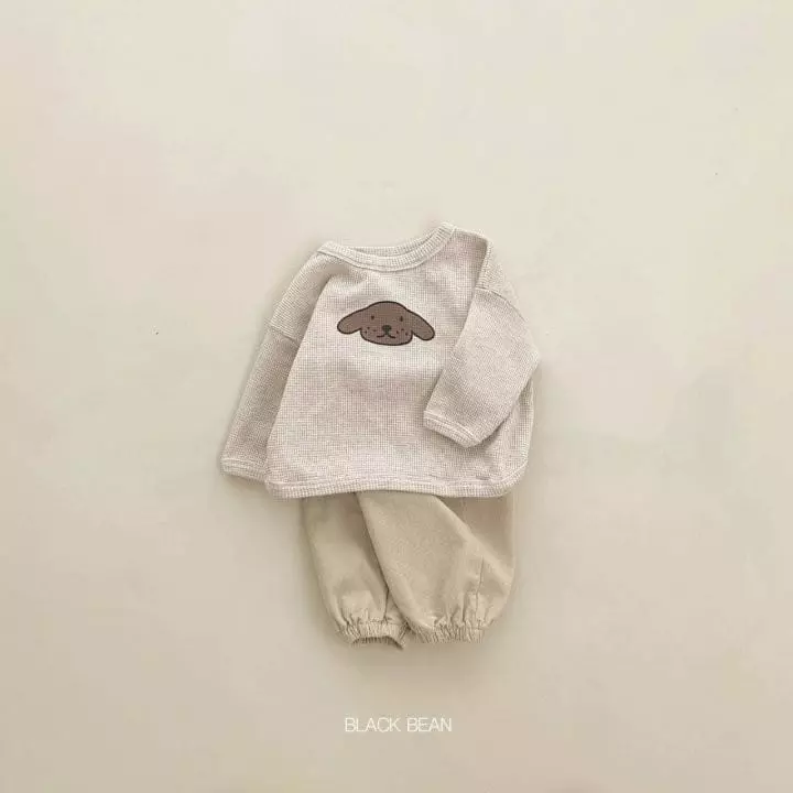Black Bean - Korean Baby Fashion - #babyfever - Bebe Coka Piping Tee - 6