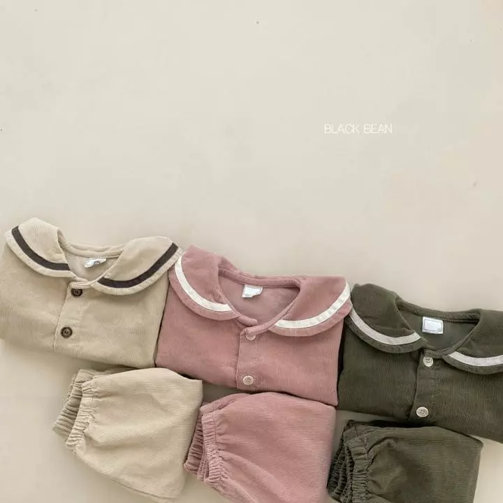 Black Bean - Korean Baby Fashion - #babylifestyle - Bebe Heaven Top Bottom Set - 12