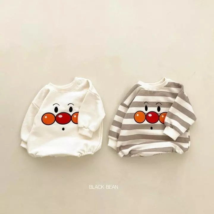 Black Bean - Korean Baby Fashion - #babylifestyle - Bebe Jjin Bbang Bodysuit