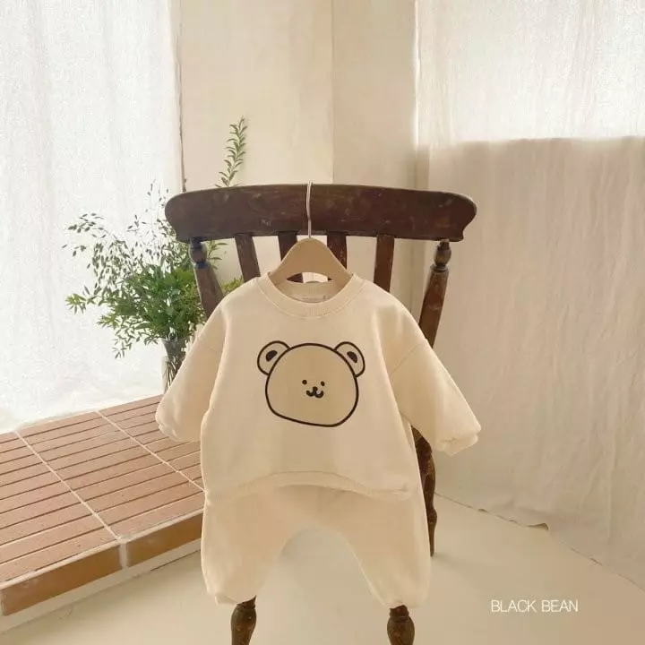 Black Bean - Korean Baby Fashion - #babylifestyle - Bebe Vanilla Top Bottom Set - 9