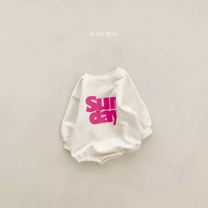 Black Bean - Korean Baby Fashion - #babyoninstagram - Bebe Sunday Bodysuit - 3