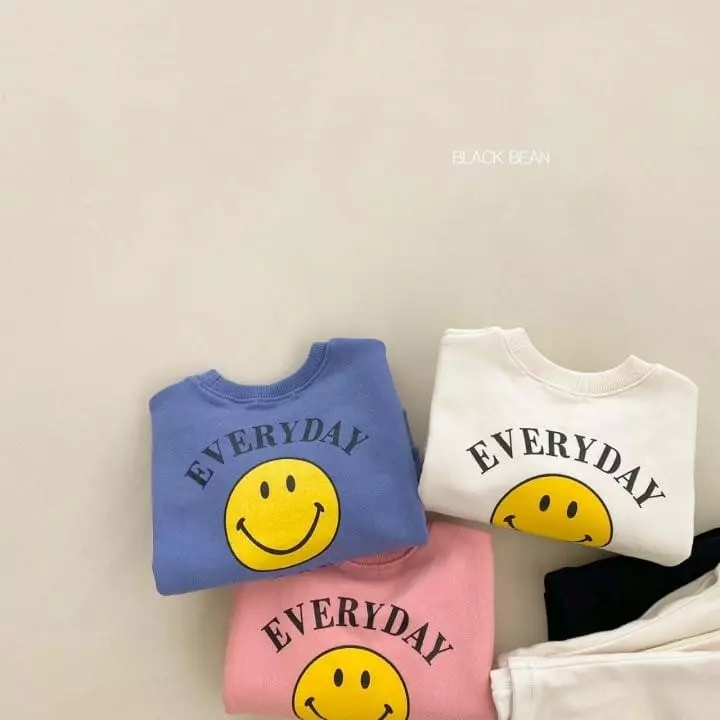 Black Bean - Korean Baby Fashion - #babyoninstagram - Bebe Good Day Top Bottom Set - 11