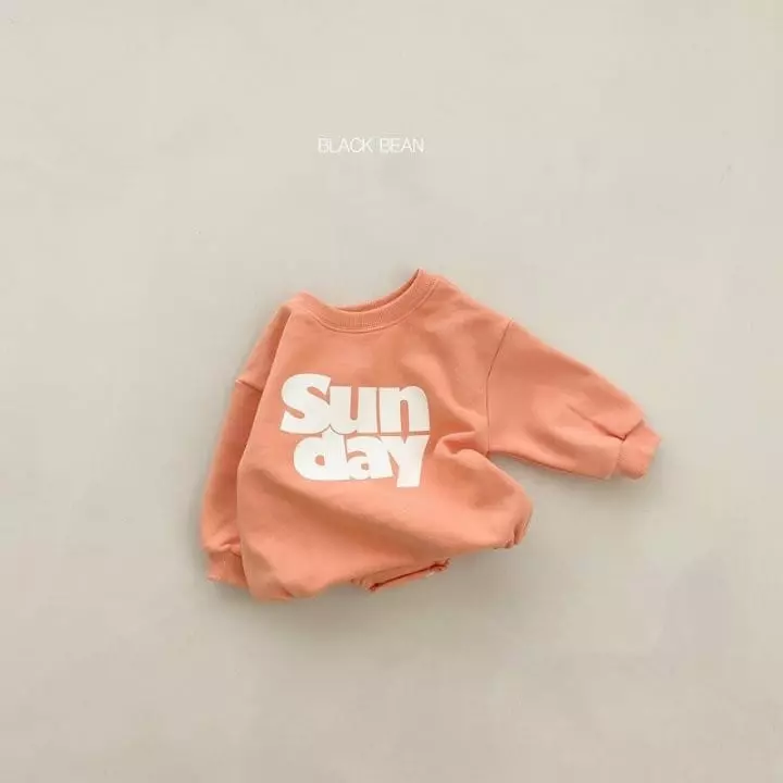 Black Bean - Korean Baby Fashion - #babyoninstagram - Bebe Sunday Bodysuit - 4
