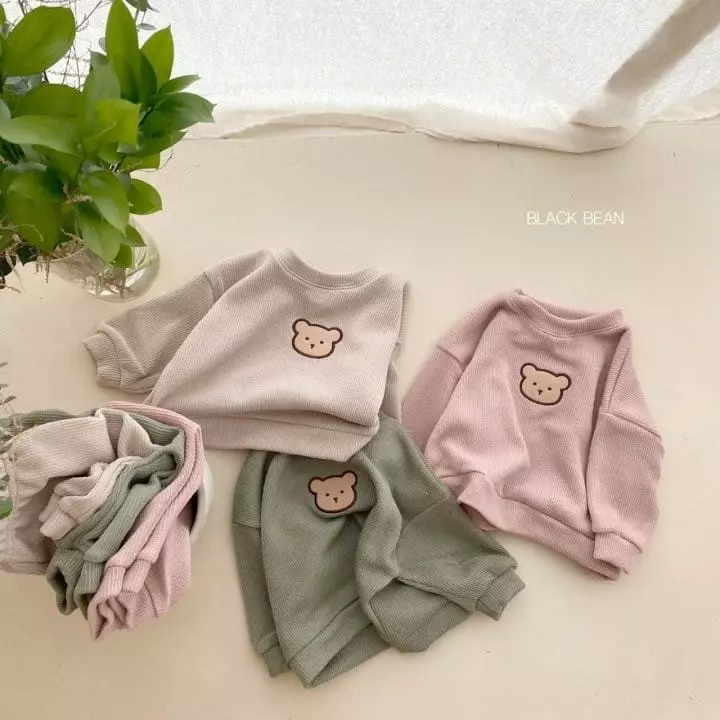 Black Bean - Korean Baby Fashion - #babyoutfit - Bebe Bomi Top Bottom Set - 7