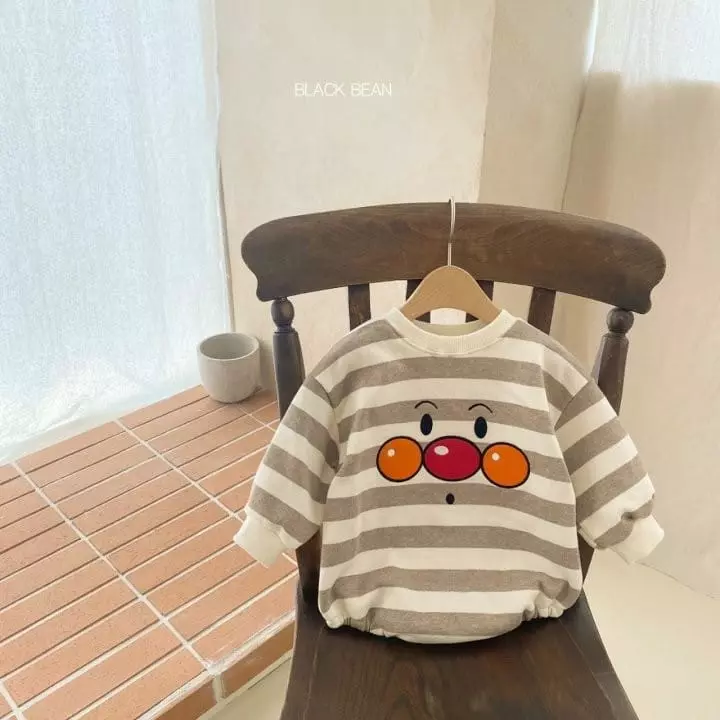 Black Bean - Korean Baby Fashion - #babyootd - Bebe Jjin Bbang Bodysuit - 4