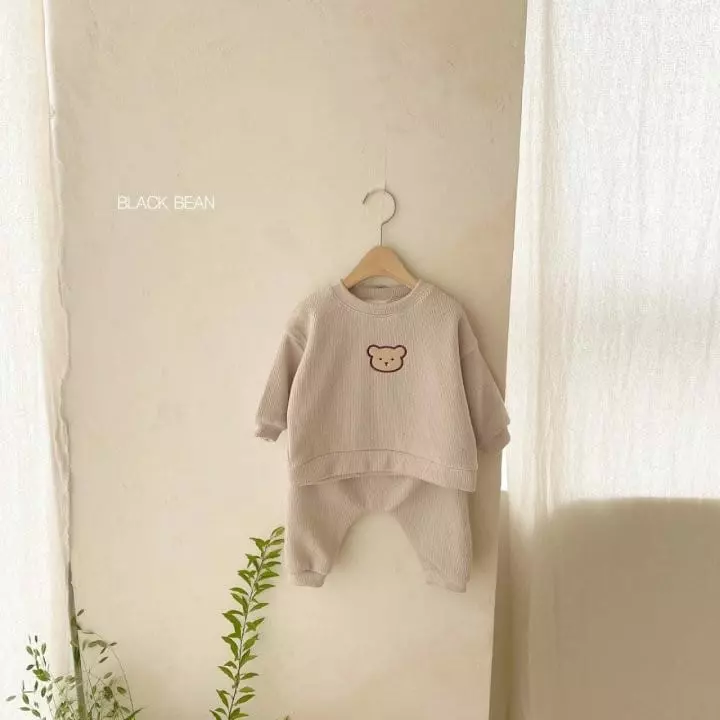Black Bean - Korean Baby Fashion - #babywear - Bebe Bomi Top Bottom Set - 8