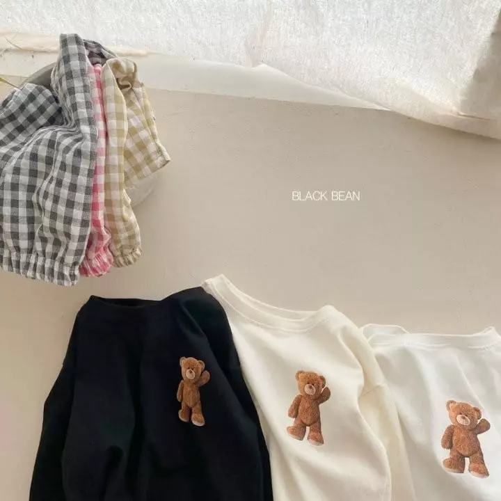 Black Bean - Korean Baby Fashion - #babywear - Bebe Benny Top Bottom Set - 5