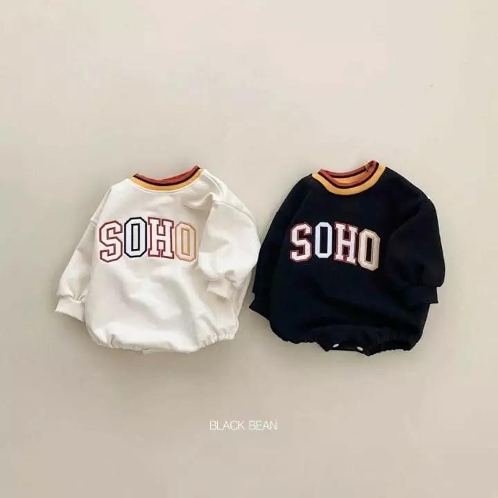 Black Bean - Korean Baby Fashion - #babywear - Bebe Soho Bodysuit