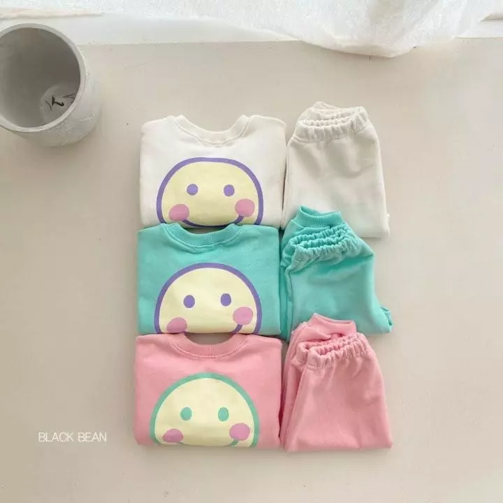 Black Bean - Korean Baby Fashion - #babywear - Bebe Nice Top Bottom Set - 4