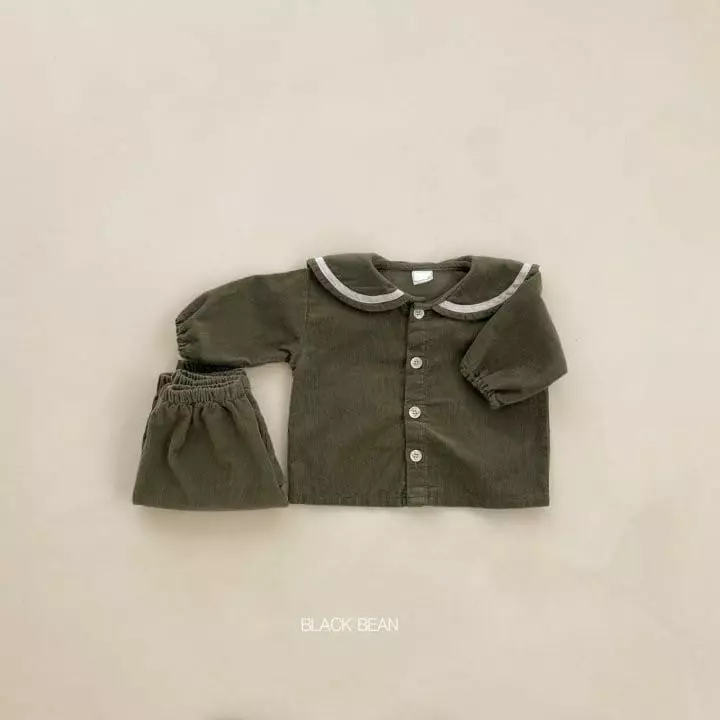 Black Bean - Korean Baby Fashion - #onlinebabyboutique - Bebe Heaven Top Bottom Set - 4