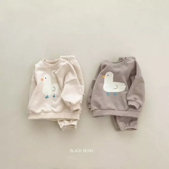 Black Bean - Korean Baby Fashion - #onlinebabyshop - Bebe Our Rop Bottom Set