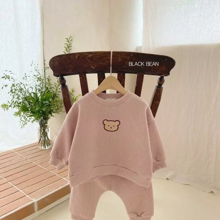 Black Bean - Korean Baby Fashion - #onlinebabyshop - Bebe Bomi Top Bottom Set - 10