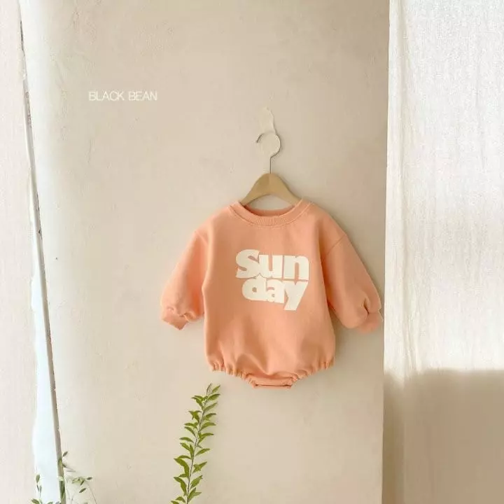 Black Bean - Korean Baby Fashion - #onlinebabyshop - Bebe Sunday Bodysuit - 9