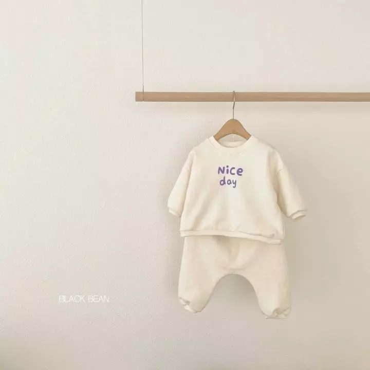 Black Bean - Korean Baby Fashion - #onlinebabyshop - Bebe Nice Top Bottom Set - 5