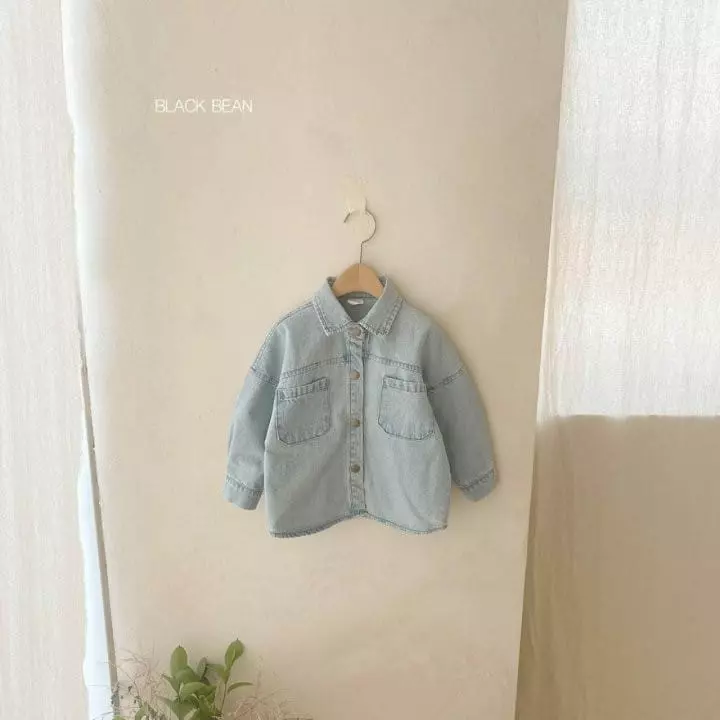 Black Bean - Korean Children Fashion - #Kfashion4kids - 604 Denim Shirt - 6