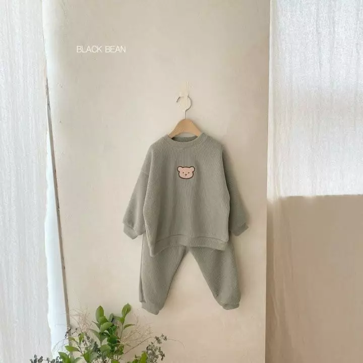 Black Bean - Korean Children Fashion - #childofig - Bomi Top Bottom Set - 9