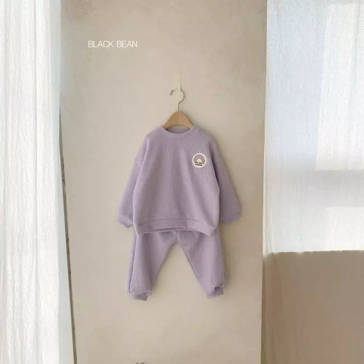 Black Bean - Korean Children Fashion - #childofig - Rainbow Top Bottom Set - 8