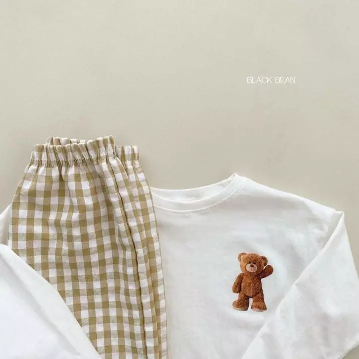 Black Bean - Korean Children Fashion - #childofig - Benny Top Bottom Set - 7