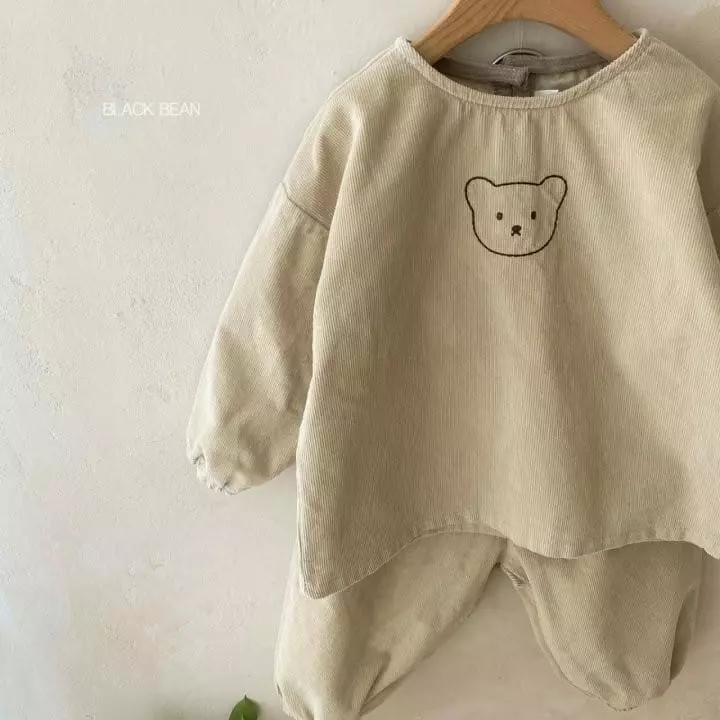 Black Bean - Korean Children Fashion - #childrensboutique - Coou Top Bottom Set - 8