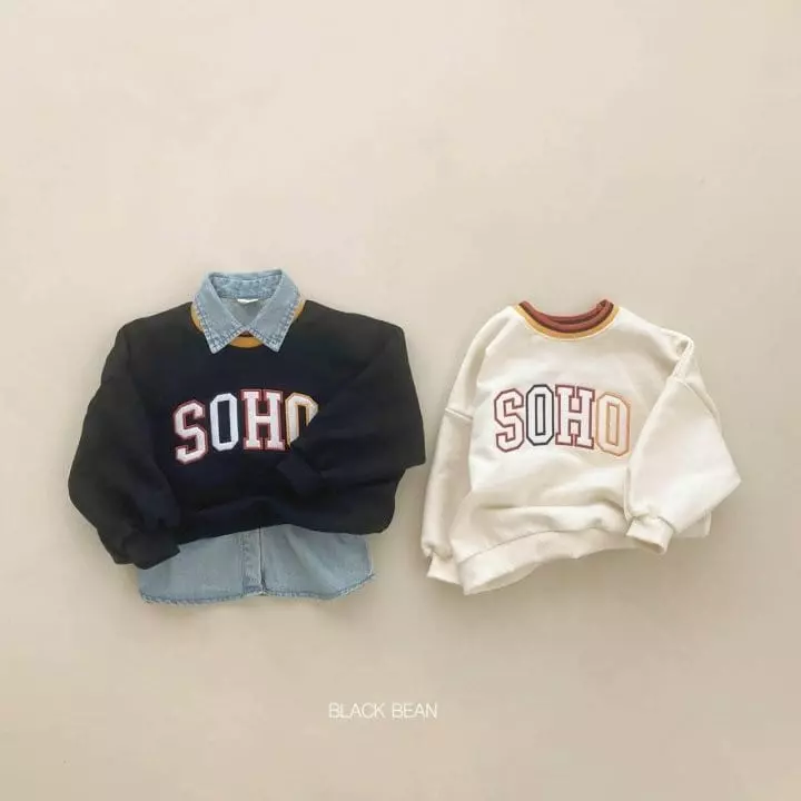 Black Bean - Korean Children Fashion - #designkidswear - Soho Sweatshirt