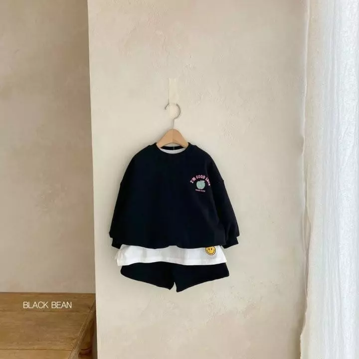 Black Bean - Korean Children Fashion - #fashionkids - Apple Top Bottom Set - 9