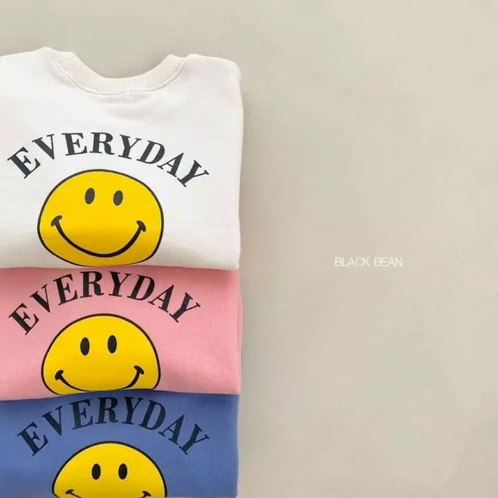 Black Bean - Korean Children Fashion - #fashionkids - Good Day Sweatshirt - 8