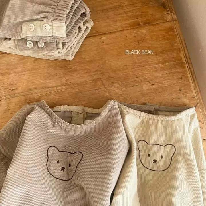 Black Bean - Korean Children Fashion - #fashionkids - Coou Top Bottom Set - 11