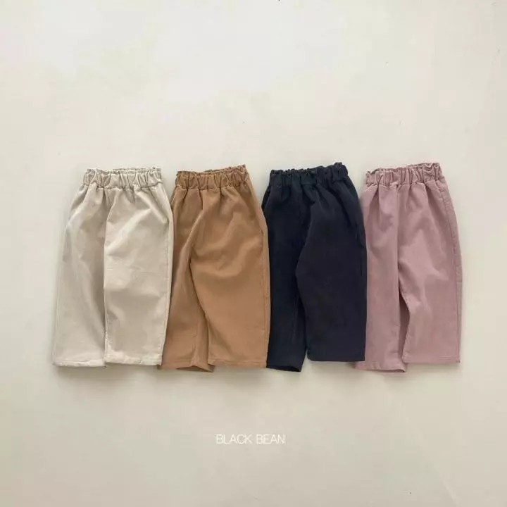 Black Bean - Korean Children Fashion - #fashionkids - Corduroy Pants