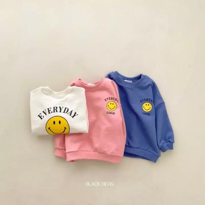 Black Bean - Korean Children Fashion - #kidsshorts - Good Day Sweatshirt - 9