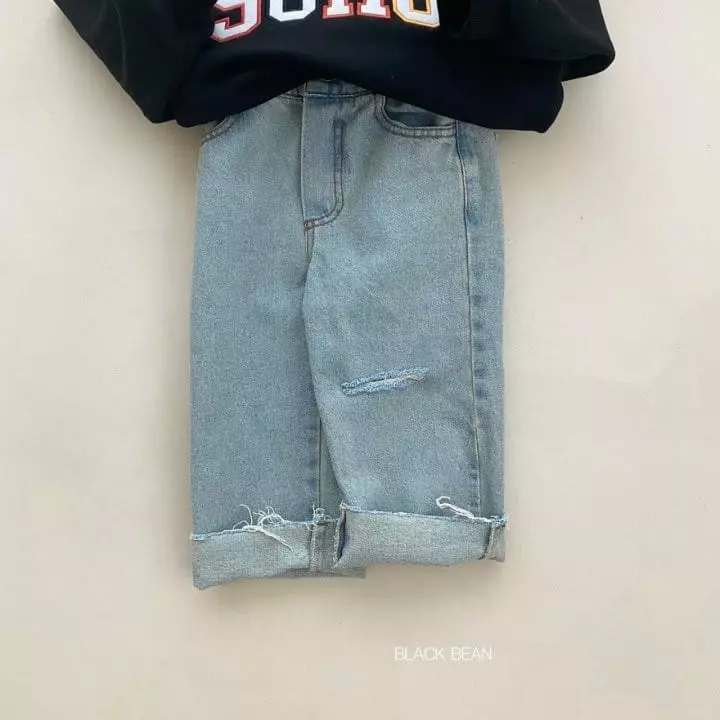 Black Bean - Korean Children Fashion - #fashionkids - 203 Vintage Jeans - 4
