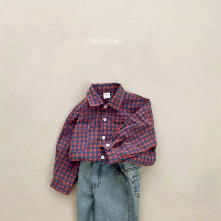 Black Bean - Korean Children Fashion - #kidsstore - Barnie Shirt - 4