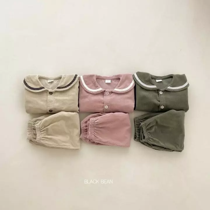 Black Bean - Korean Children Fashion - #littlefashionista - Heaveb Top Bottom Set