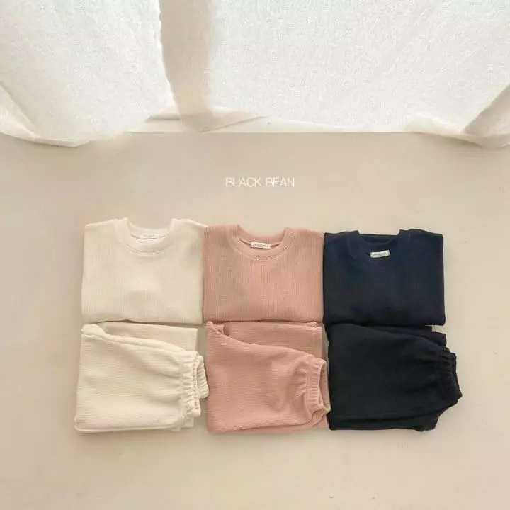 Black Bean - Korean Children Fashion - #magicofchildhood - Ballen Top Bottom Set