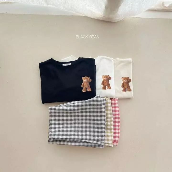 Black Bean - Korean Children Fashion - #minifashionista - Benny Top Bottom Set - 2