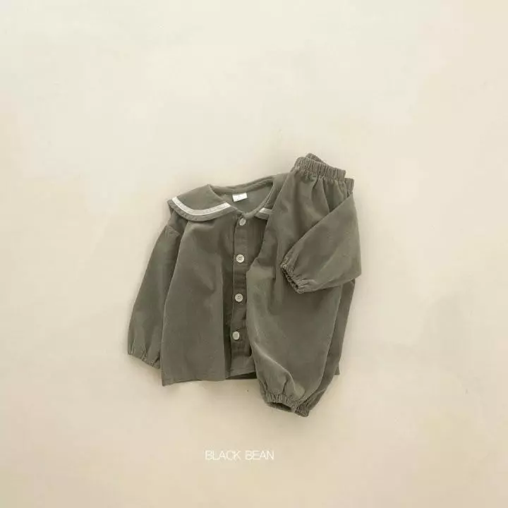 Black Bean - Korean Children Fashion - #minifashionista - Heaveb Top Bottom Set - 3