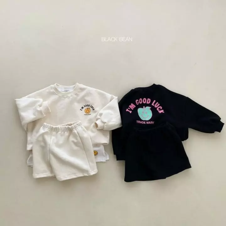 Black Bean - Korean Children Fashion - #prettylittlegirls - Apple Top Bottom Set