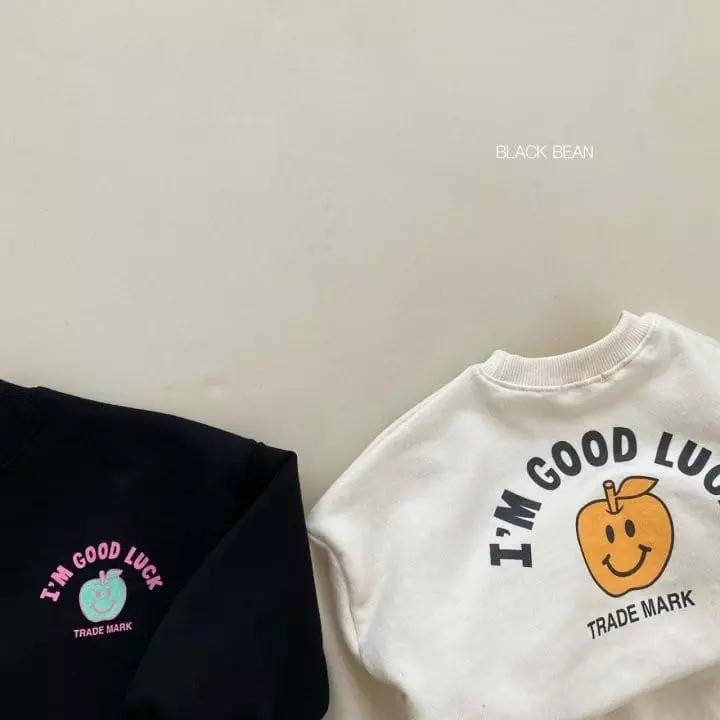 Black Bean - Korean Children Fashion - #toddlerclothing - Apple Top Bottom Set - 4