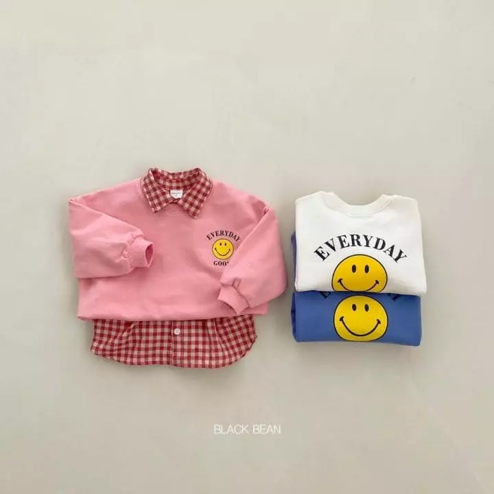 Black Bean - Korean Children Fashion - #stylishchildhood - Good Day Sweatshirt - 3