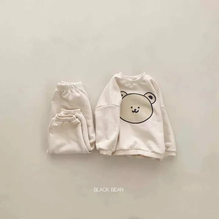 Black Bean - Korean Children Fashion - #todddlerfashion - Vanilla Top Bottom Set - 3