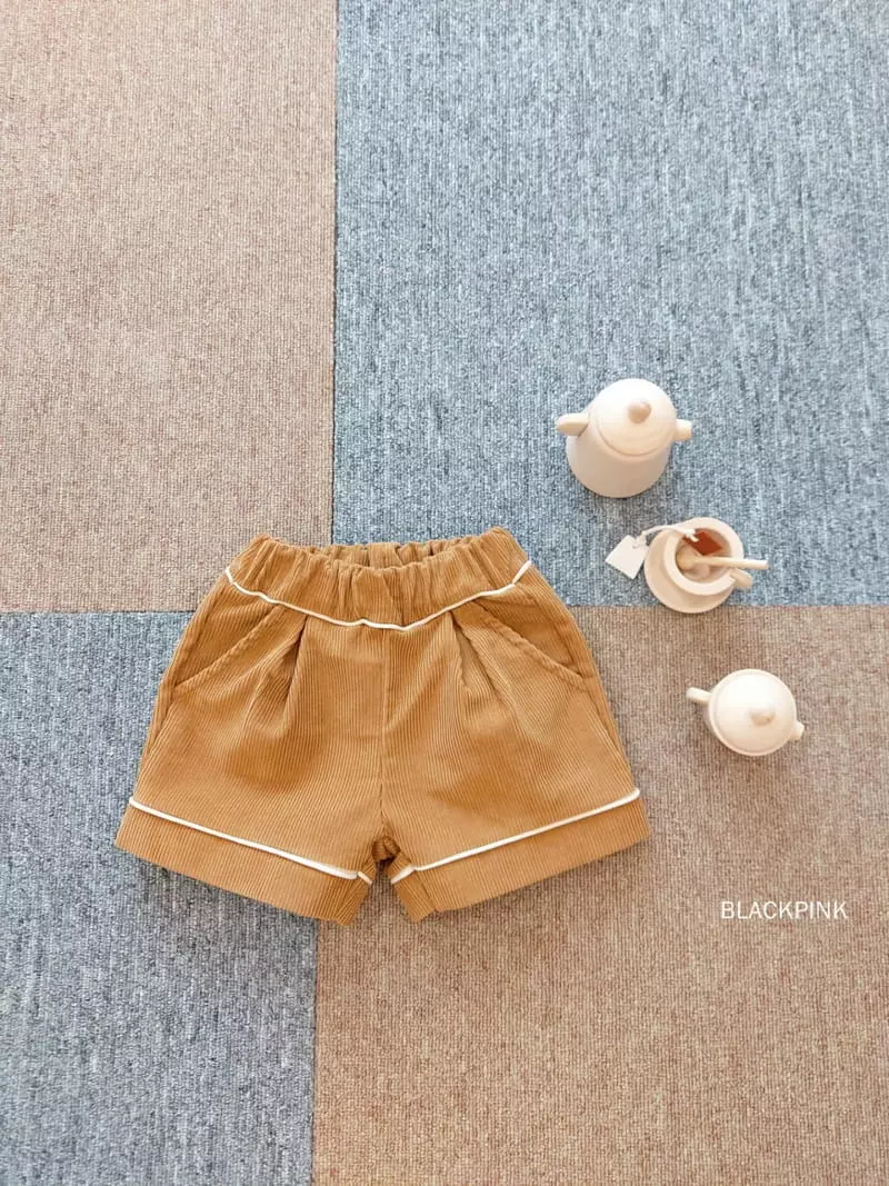 Black Pink - Korean Children Fashion - #childofig - Pping Stripes Rib Shorts - 9