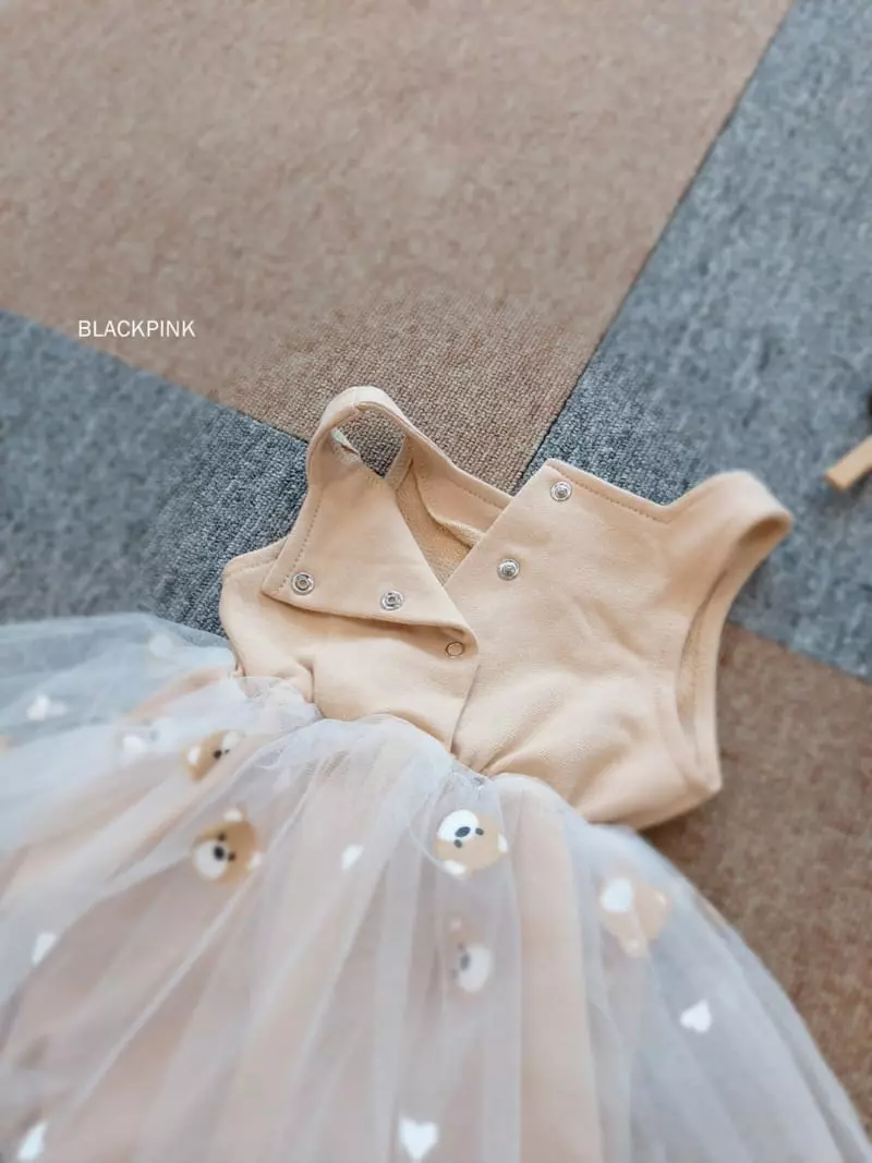 Black Pink - Korean Children Fashion - #childofig - Baby Bear Bodysuit - 7