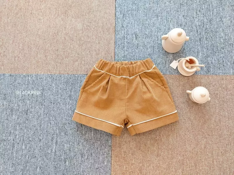 Black Pink - Korean Children Fashion - #childrensboutique - Pping Stripes Rib Shorts - 10