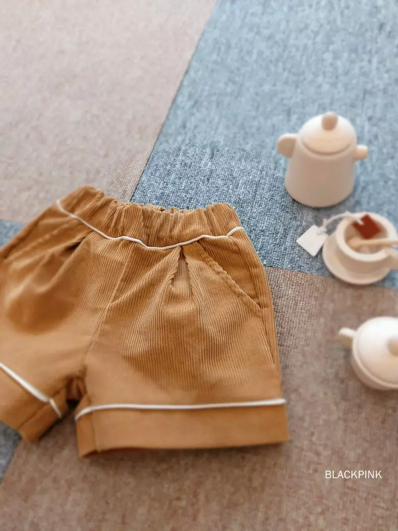 Black Pink - Korean Children Fashion - #designkidswear - Pping Stripes Rib Shorts - 11