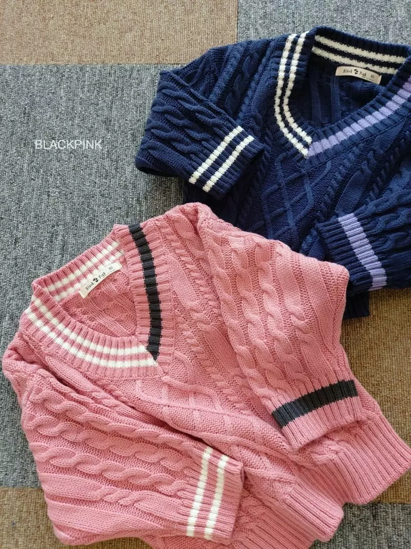 Black Pink - Korean Children Fashion - #discoveringself - Ture D Fisher Knit Tee - 7