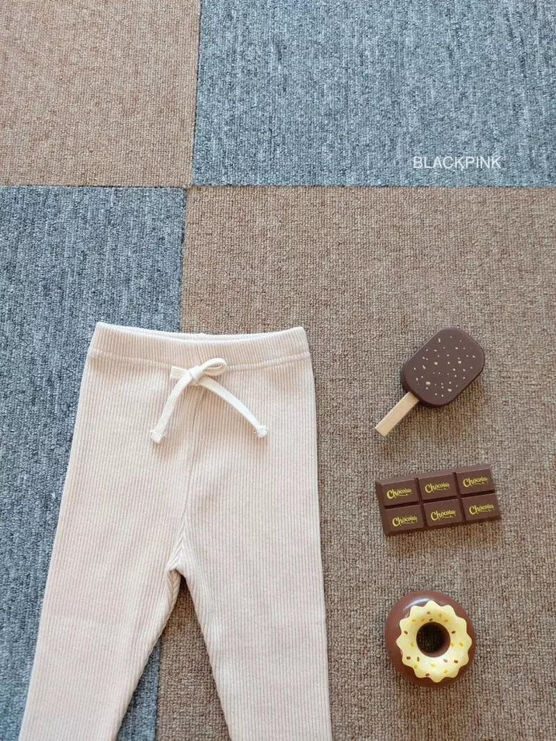 Black Pink - Korean Children Fashion - #kidsstore - Fall Rib Leggings - 11