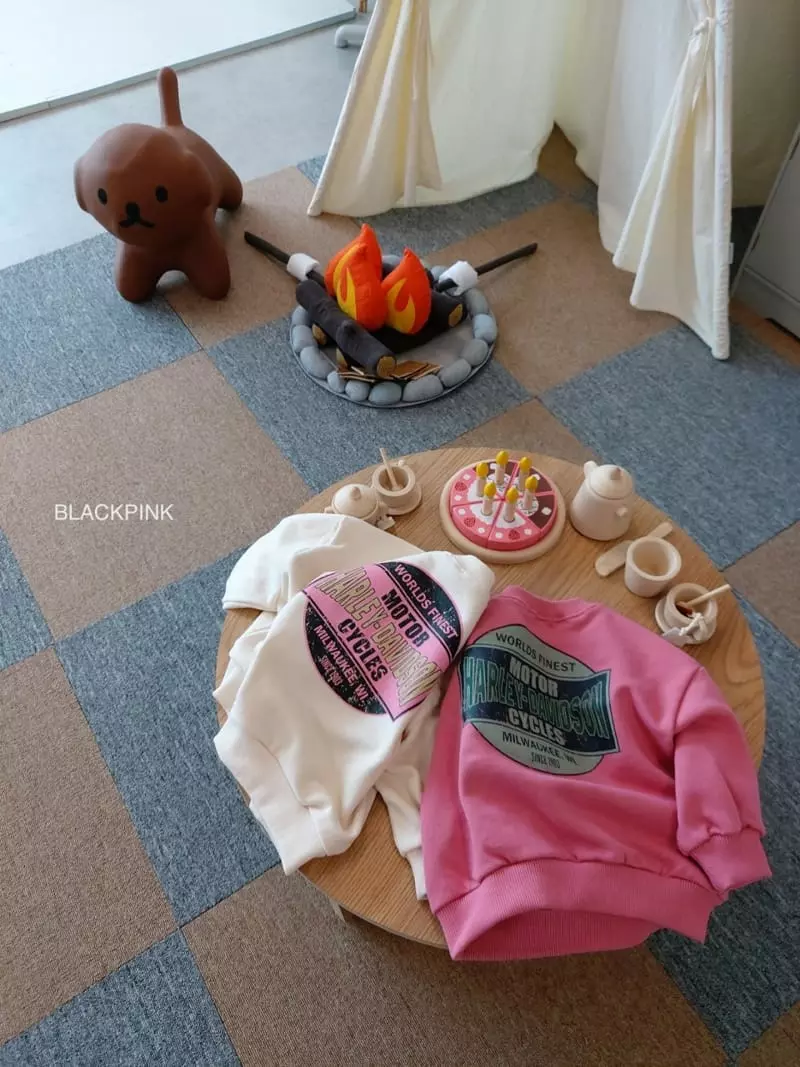 Black Pink - Korean Children Fashion - #kidsstore - World Sweatshirt