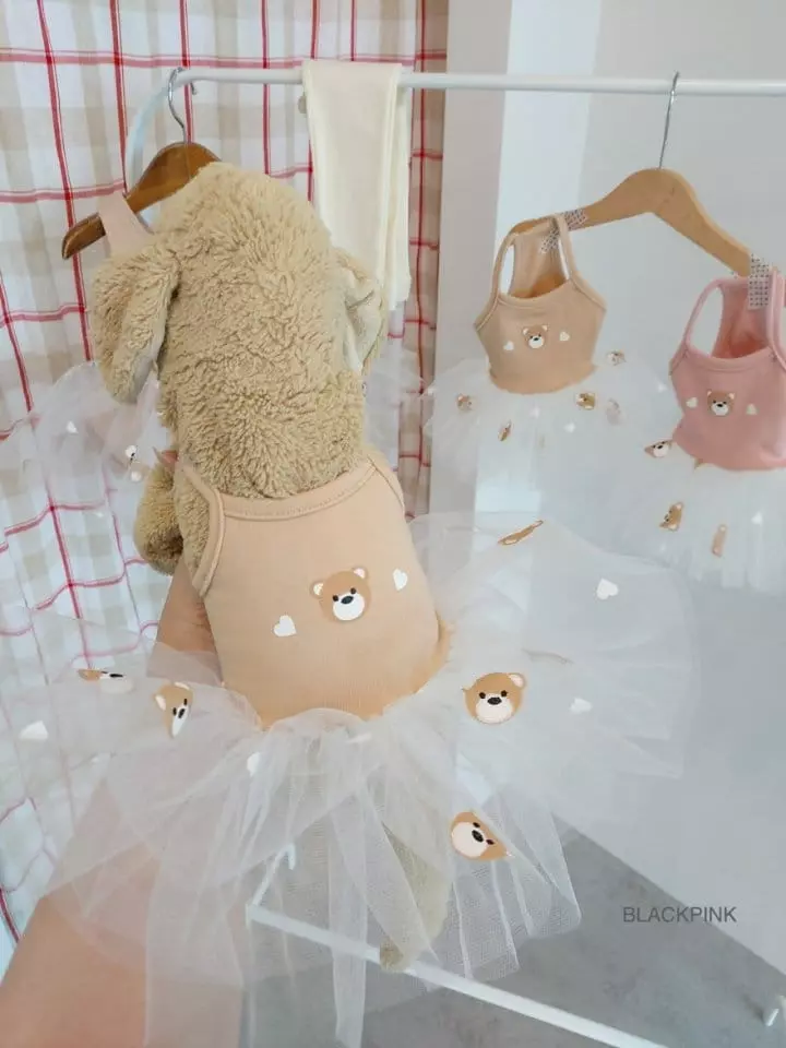 Black Pink - Korean Children Fashion - #kidsstore - Baby Bear Pet Wear  - 9