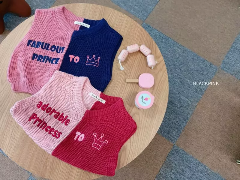 Black Pink - Korean Children Fashion - #kidzfashiontrend - Pretty Vest