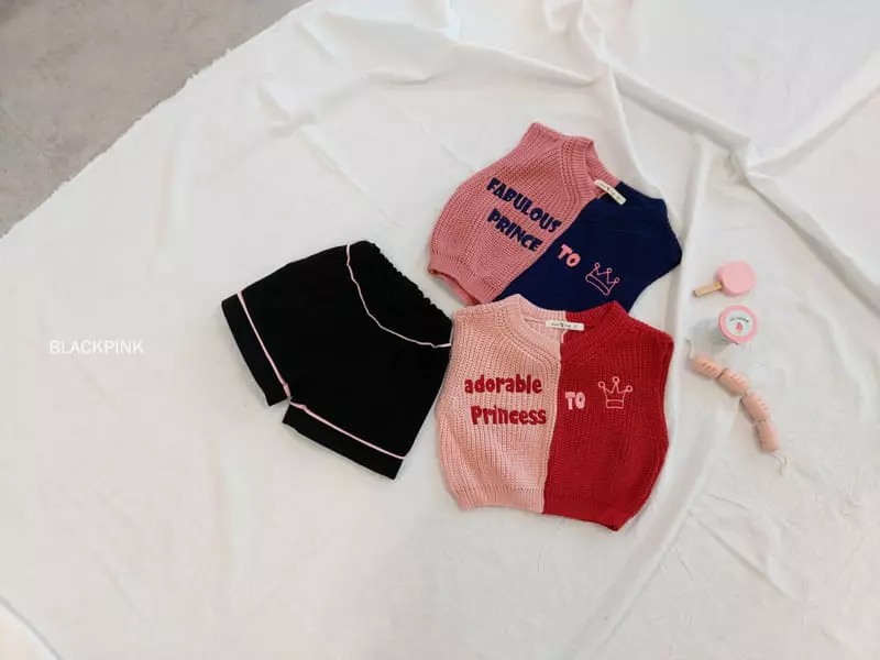 Black Pink - Korean Children Fashion - #littlefashionista - Pretty Vest - 3